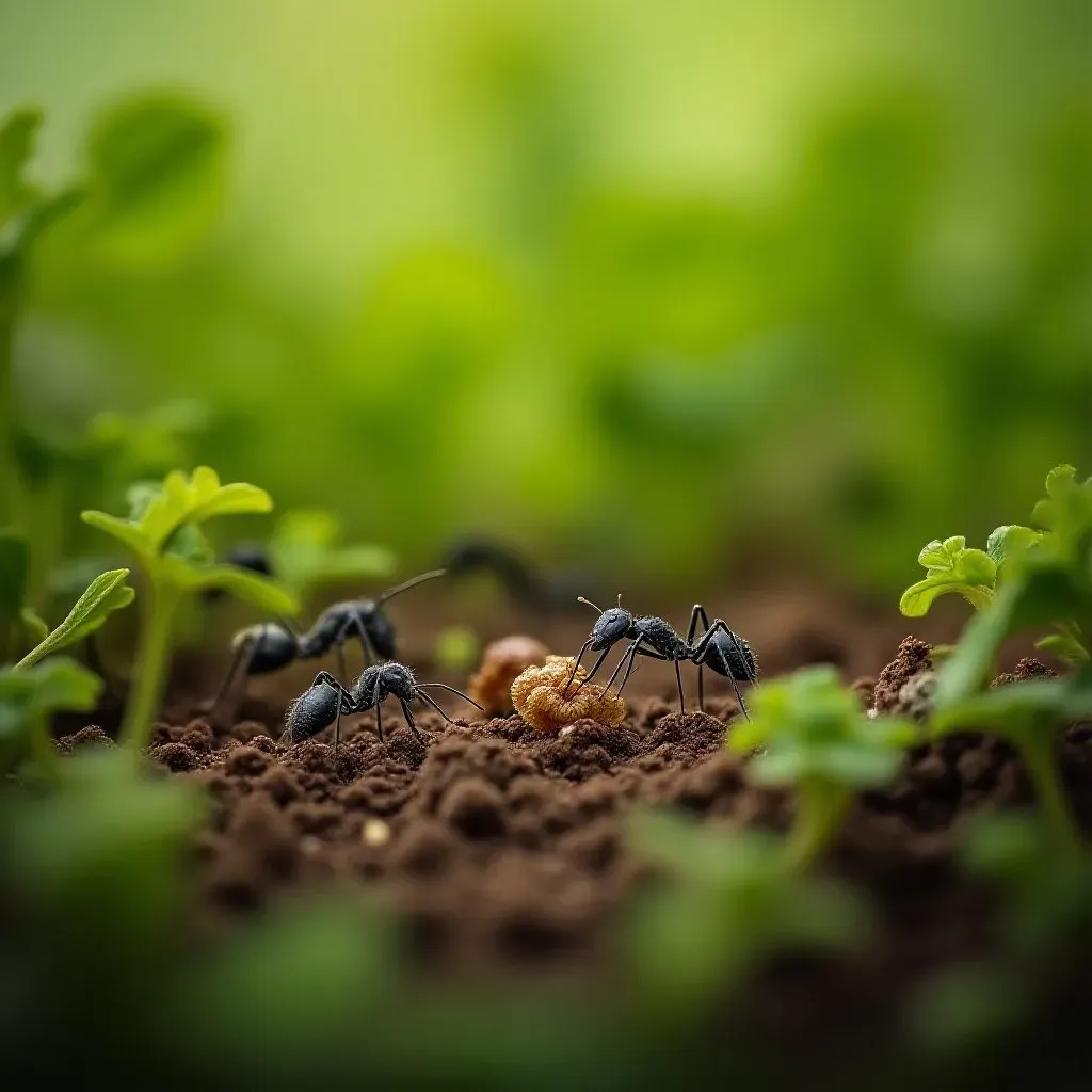 Ants in Vegetable Garden