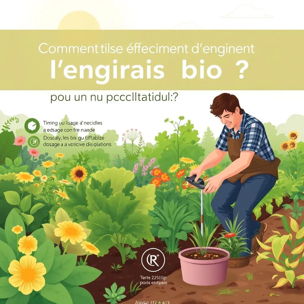 Comment utiliser efficacement l'engrais bio pour un jardin écologique ?