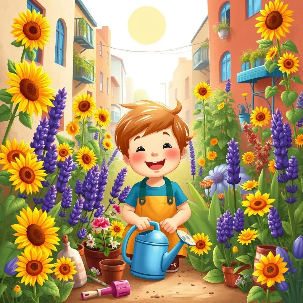 Conseils pratiques pour créer un jardin urbain avec enfants : choix des plantes et des outils