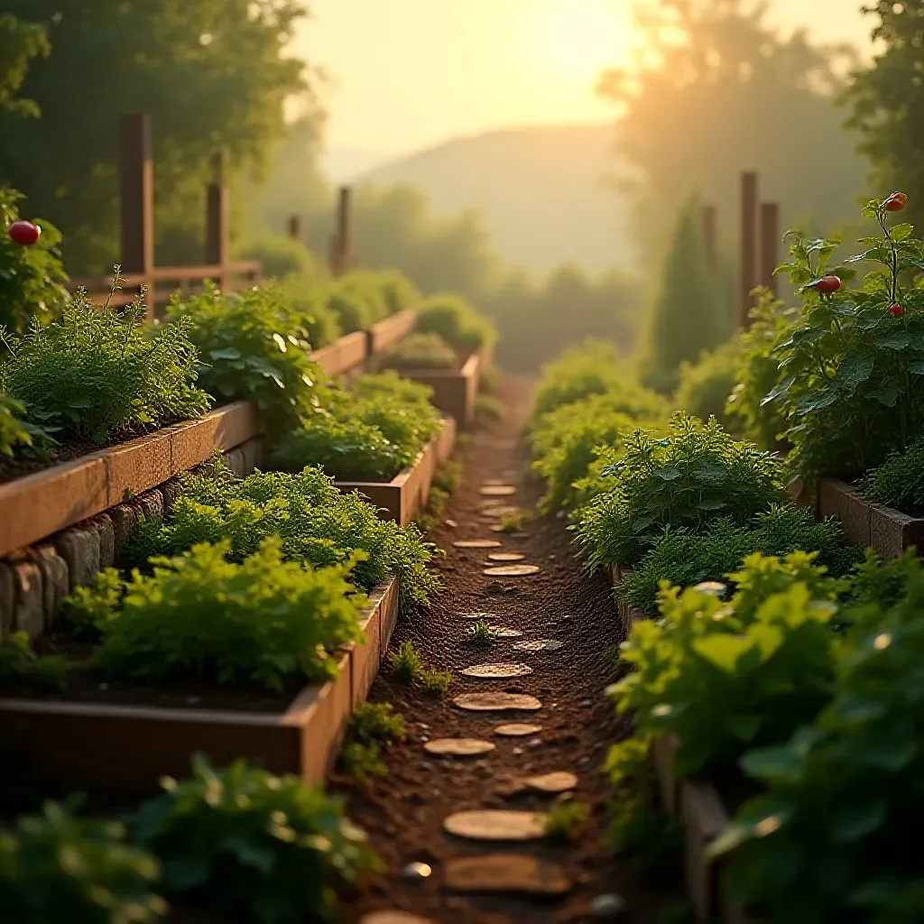 Creating a Jardin Potager en Pente