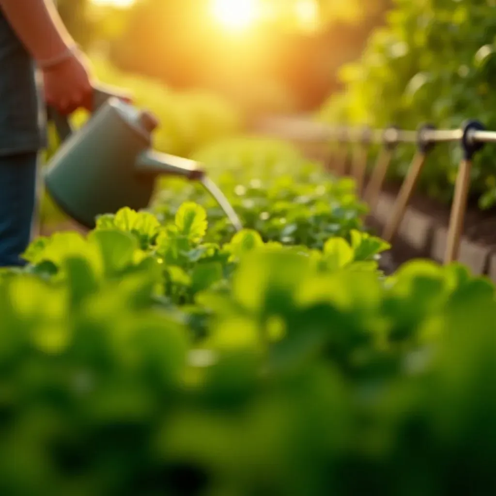 Drip Irrigation for Vegetable Gardens