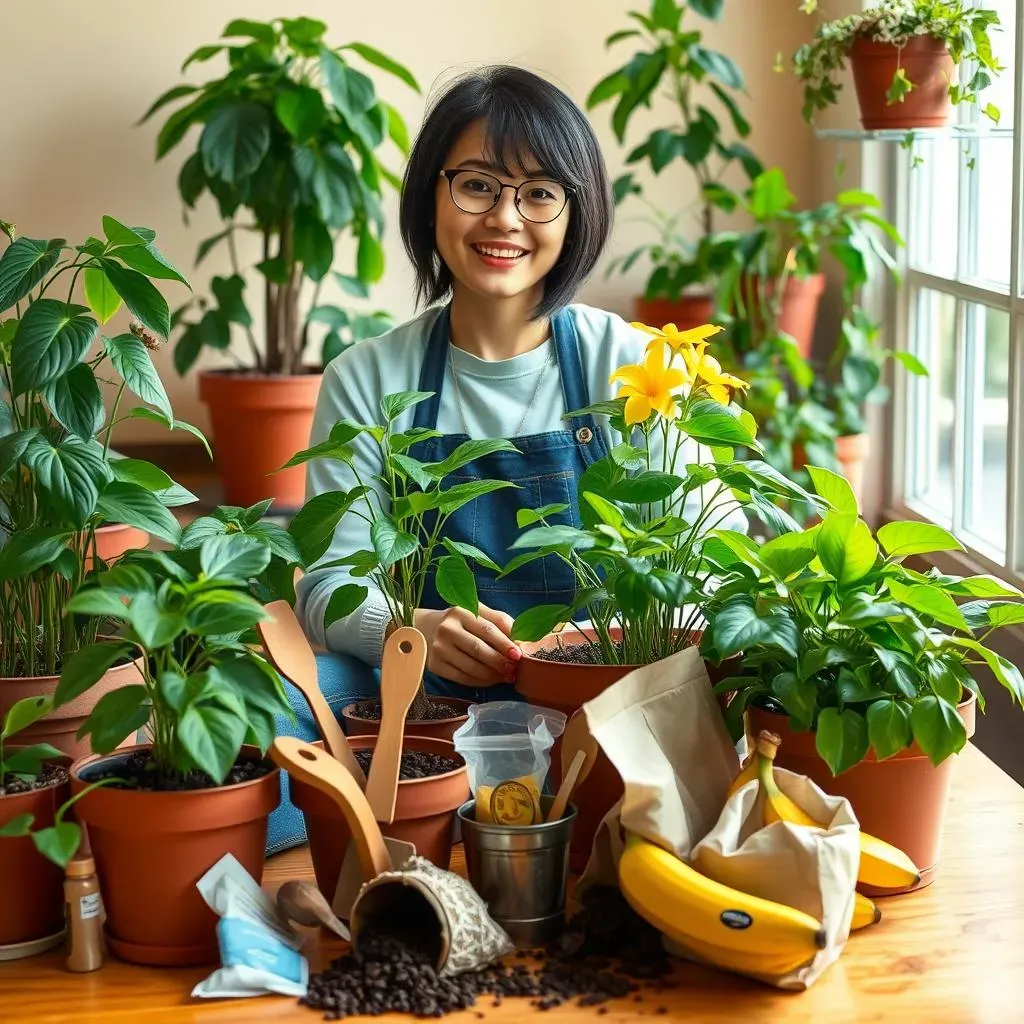 Engrais naturel pour plantes d'intérieur :  Secrets absolus !