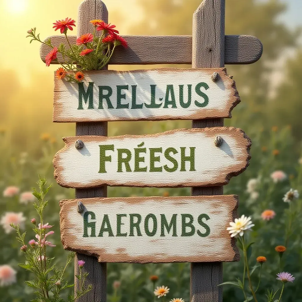 Étiquettes pour Jardin Potager