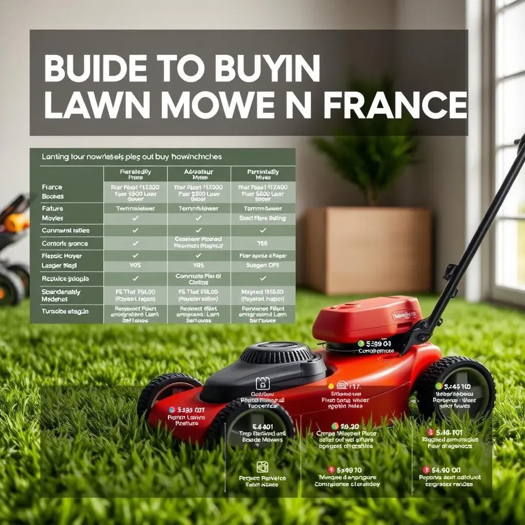Guide d'achat des tondeuses en France : Choisir le bon modèle
