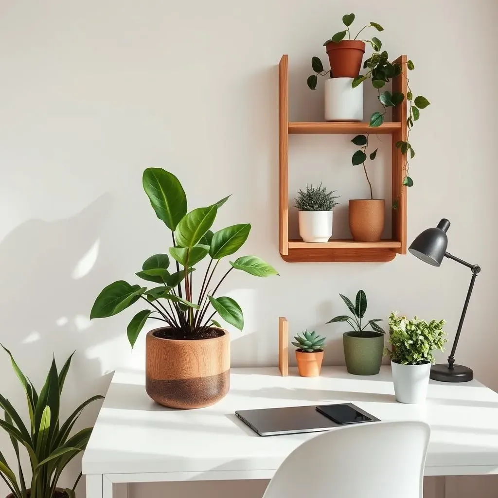 Idées déco : intégrer les plantes à son bureau