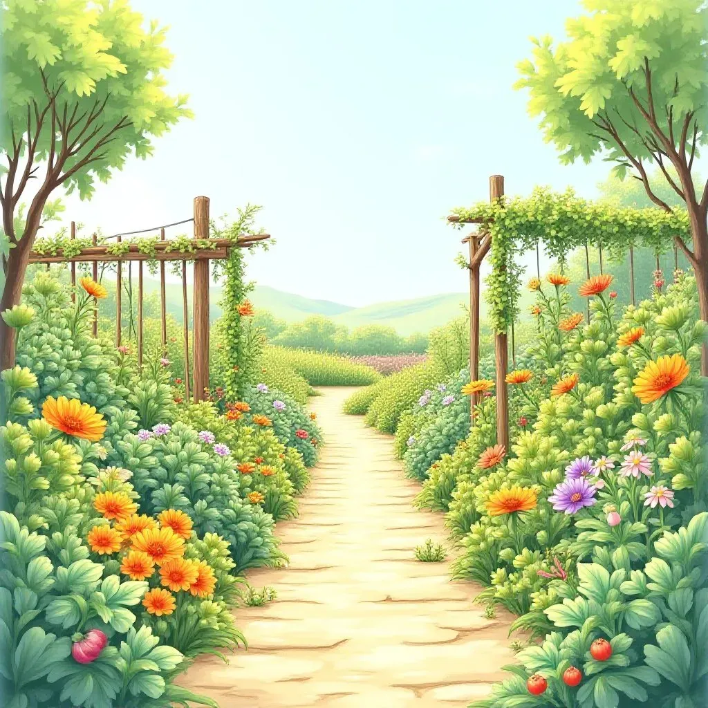 Jardin Potager Illustration