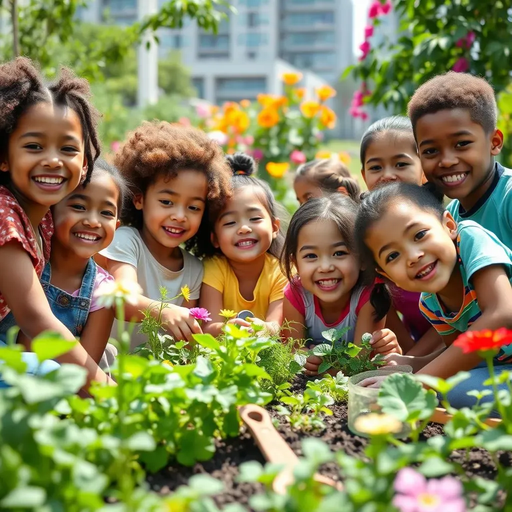Les bienfaits du jardinage urbain avec enfants pour leur santé et leur éducation