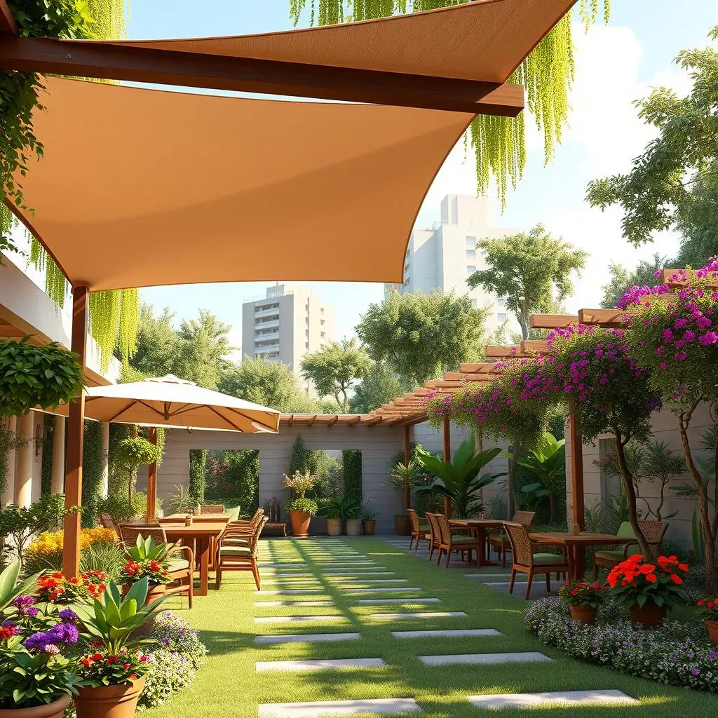Mettre en œuvre des solutions pour l’ombrage dans un jardin urbain : les étapes à suivre
