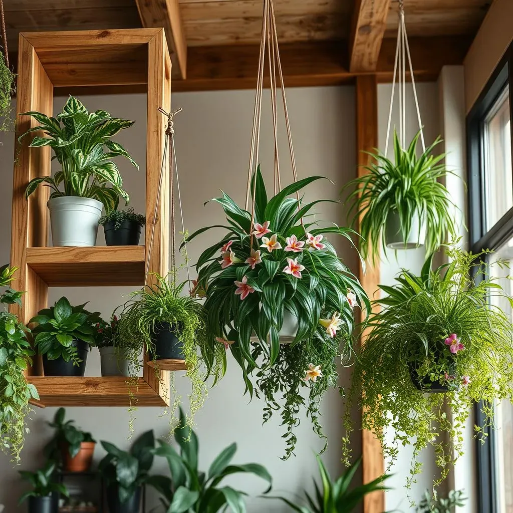 Plantes d’intérieur suspendues : un gain de place astucieux