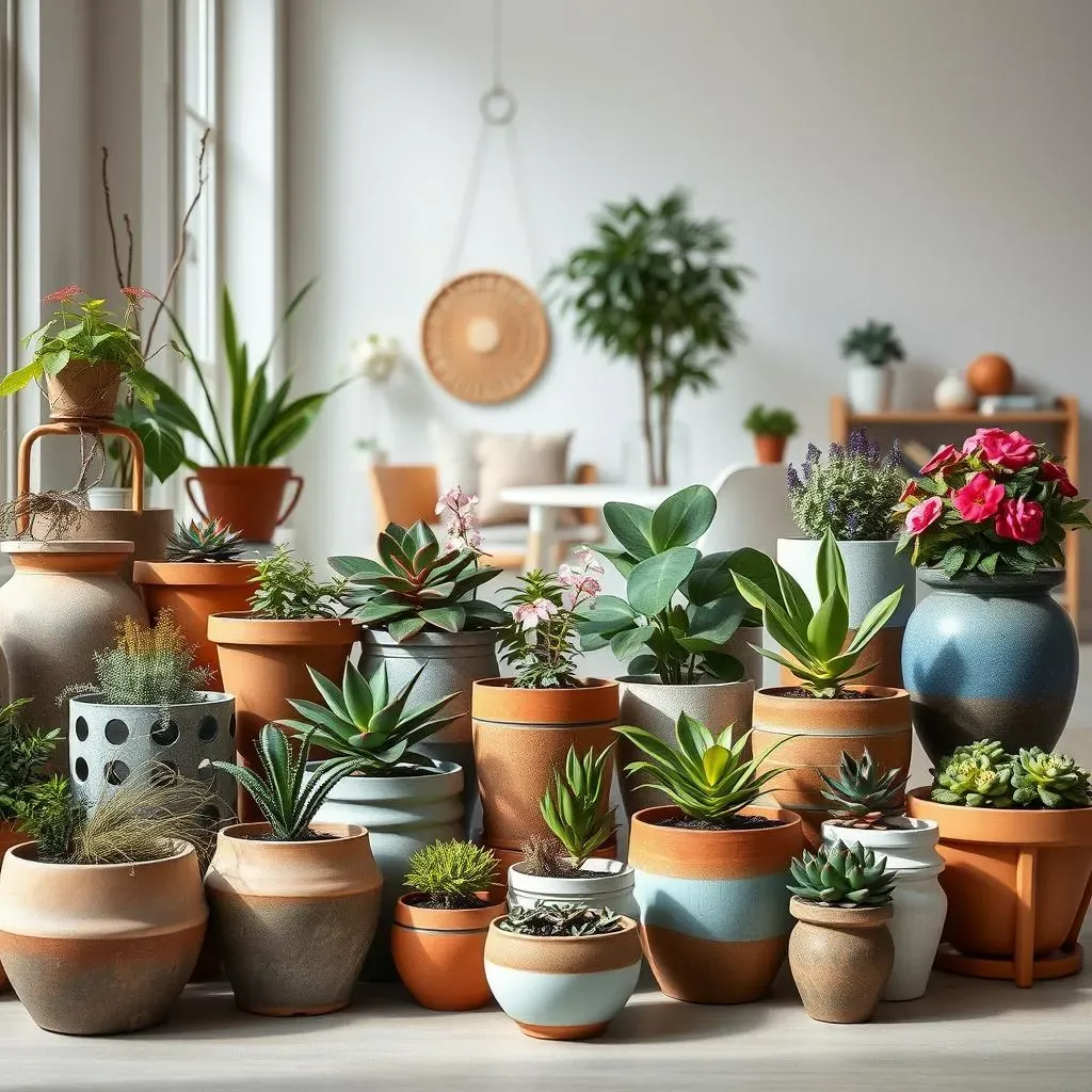 Sélectionner des pots et des supports adaptés